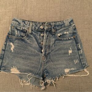 Wild Fable Blue Distressed Jean Shorts